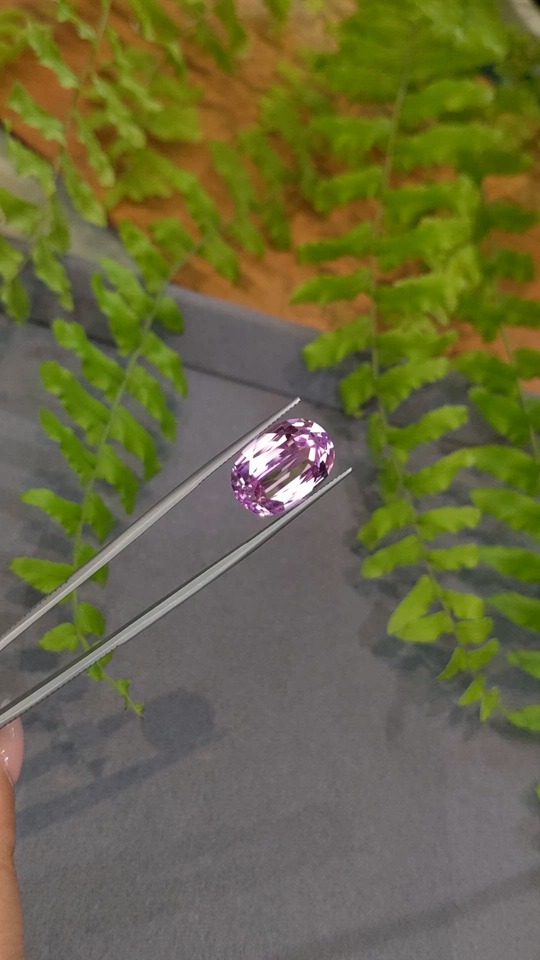 16.45 Ct. Pink Kunzite from Afghanistan Size Video