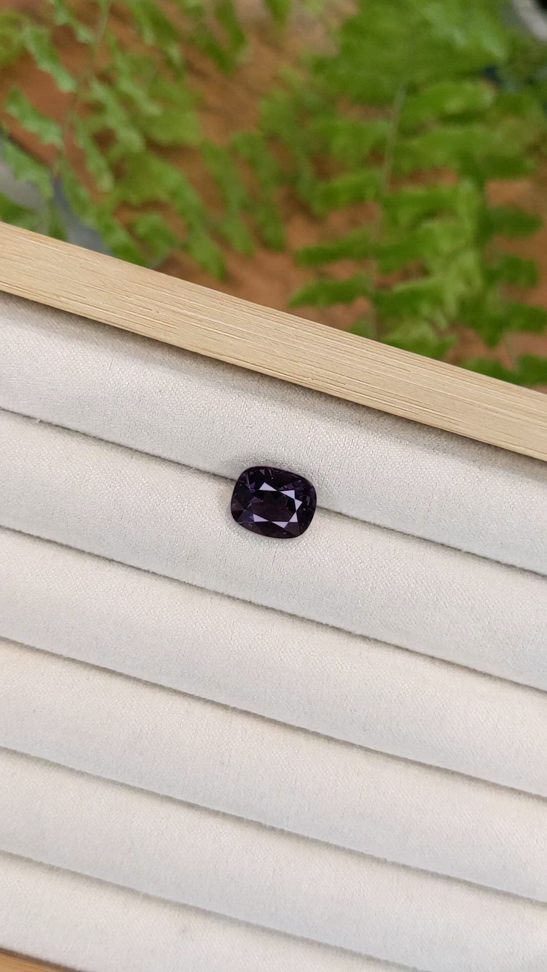 5.24 Ct. Purple Spinel from Burma (Myanmar) Size Video