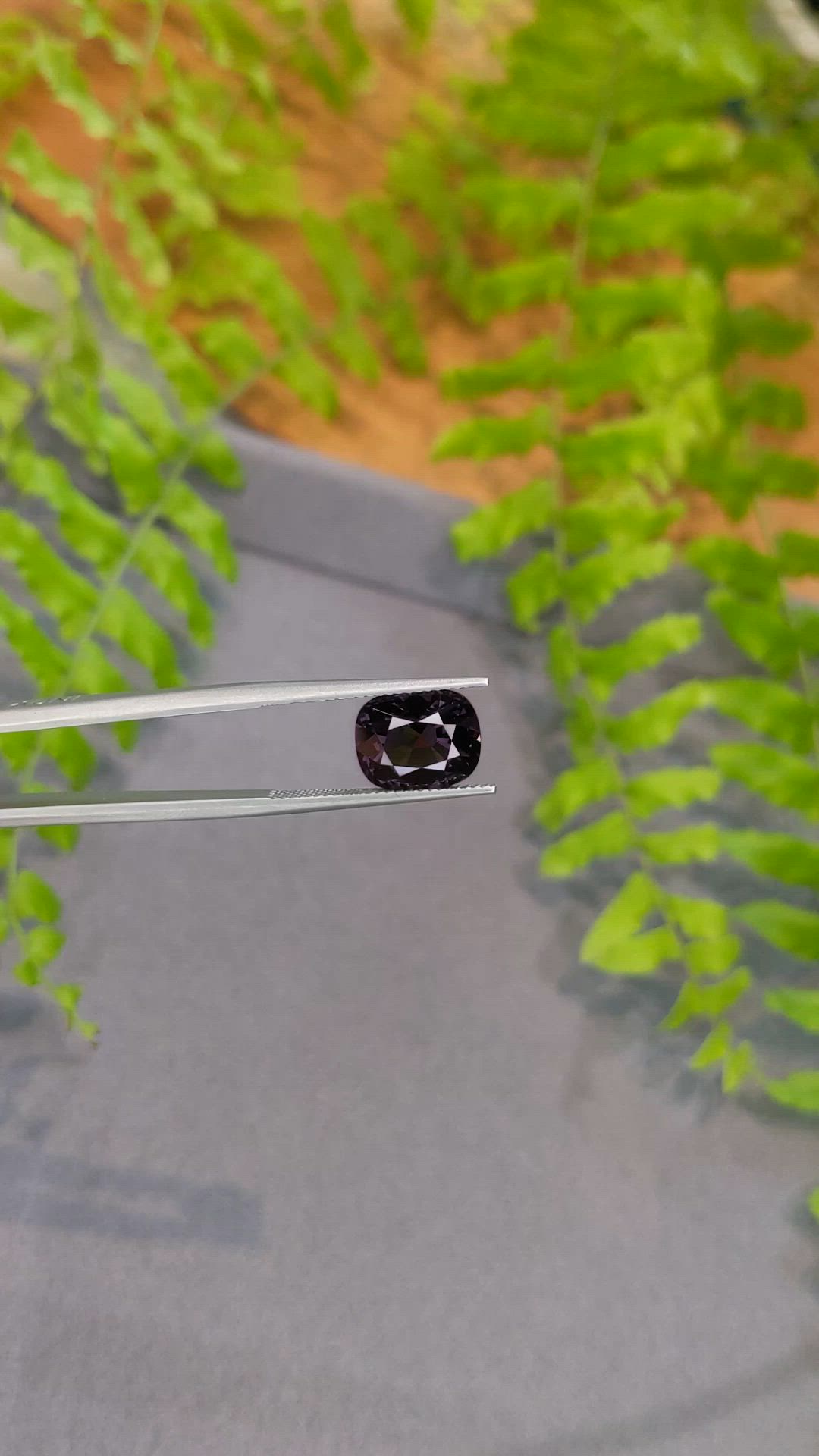 5.24 Ct. Purple Spinel from Burma (Myanmar) Size Video