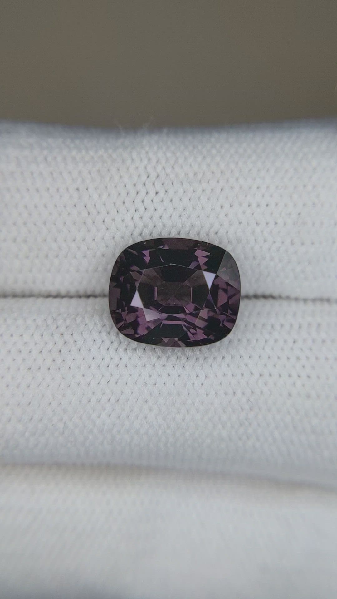 5.24 Ct. Purple Spinel from Burma (Myanmar) Size Video