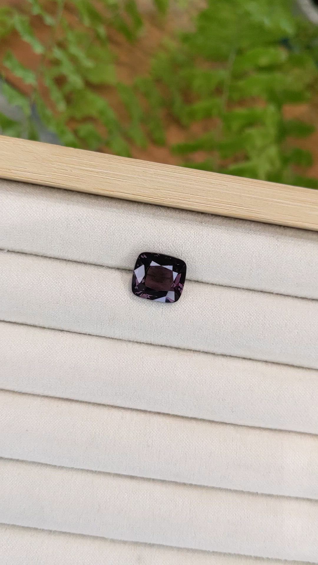 6.06 Ct. Pinkish Purple Spinel from Burma (Myanmar) Size Video