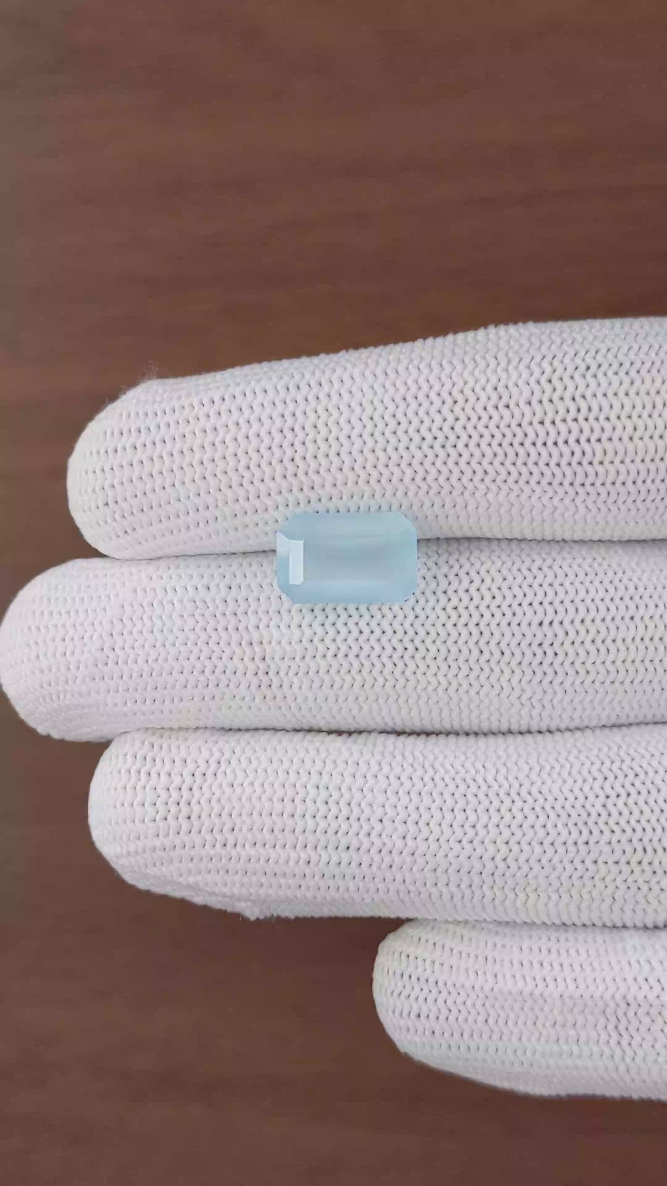 3.84 Ct. Blue Aquamarine from Madagascar Size Video
