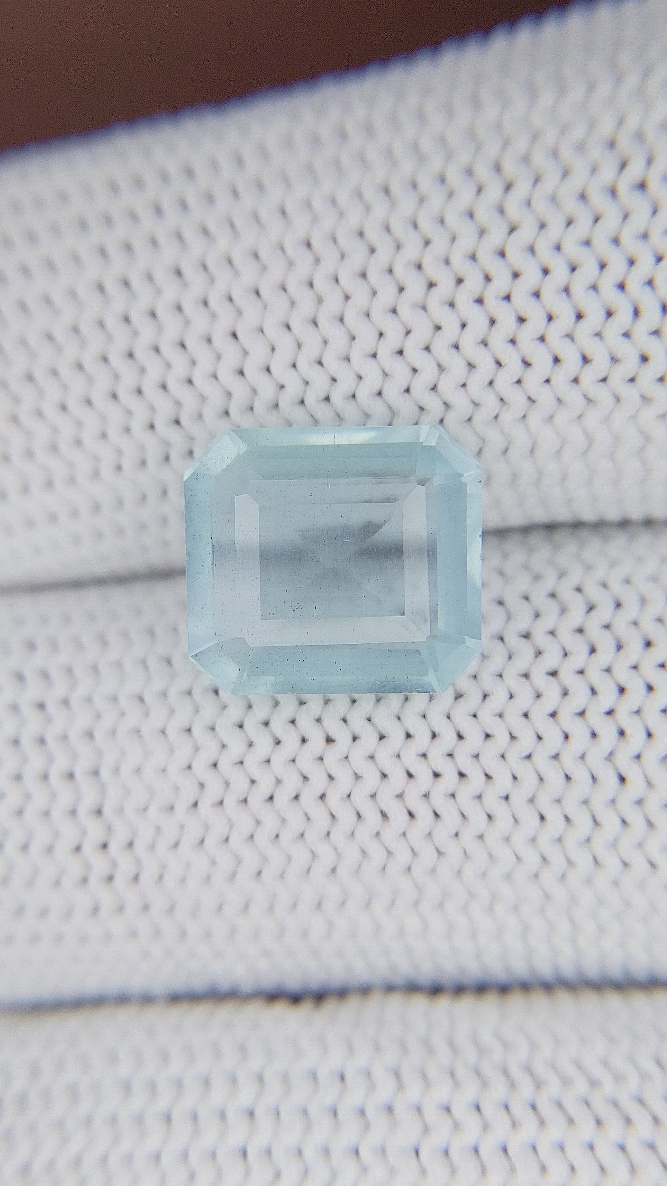 3.70 Ct. Blue Aquamarine from Madagascar Size Video