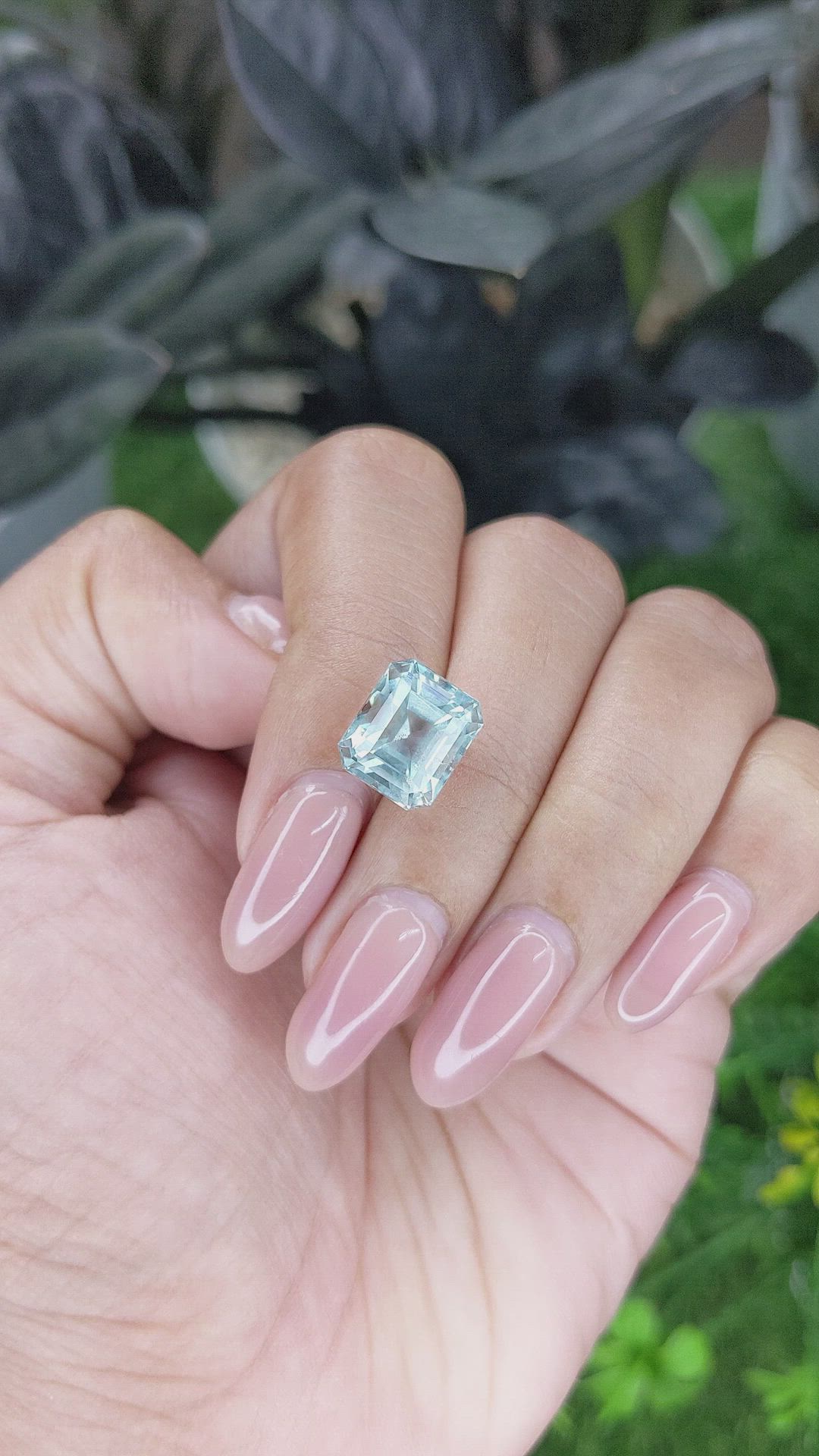 5.37 Ct. Blue Aquamarine from Tanzania Size Video