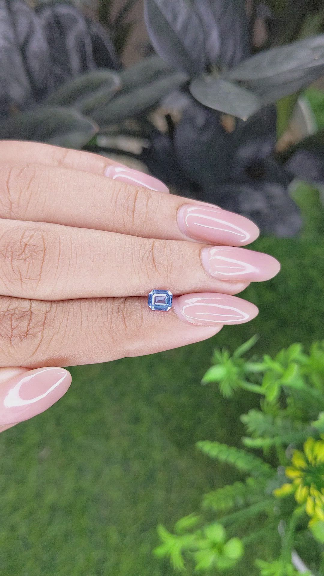 0.52 Ct. Blue Spinel from Tanzania Size Video