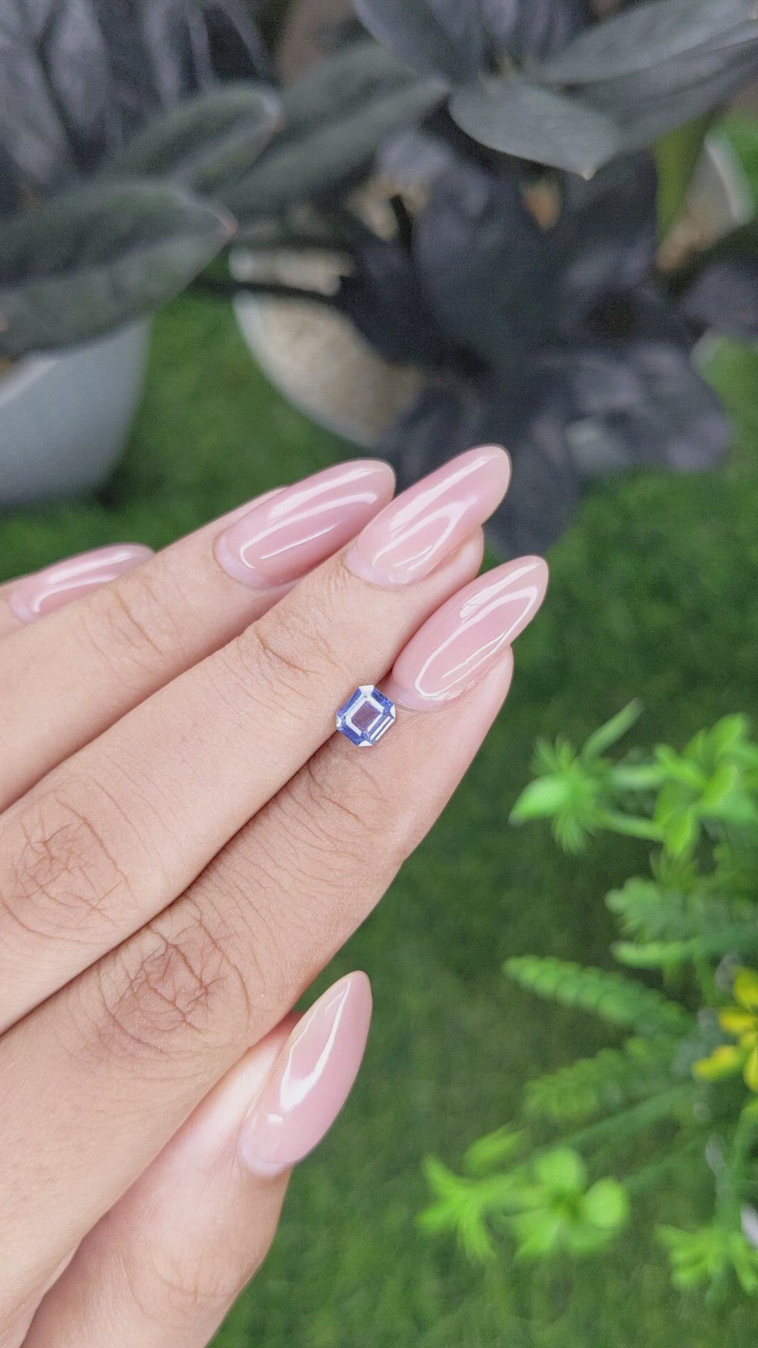 0.52 Ct. Blue Spinel from Tanzania Size Video