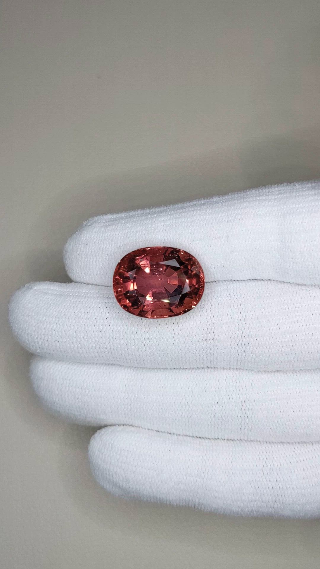 20.05 Ct. Purplish Red Rubellite Tourmaline from Brazil Size Video