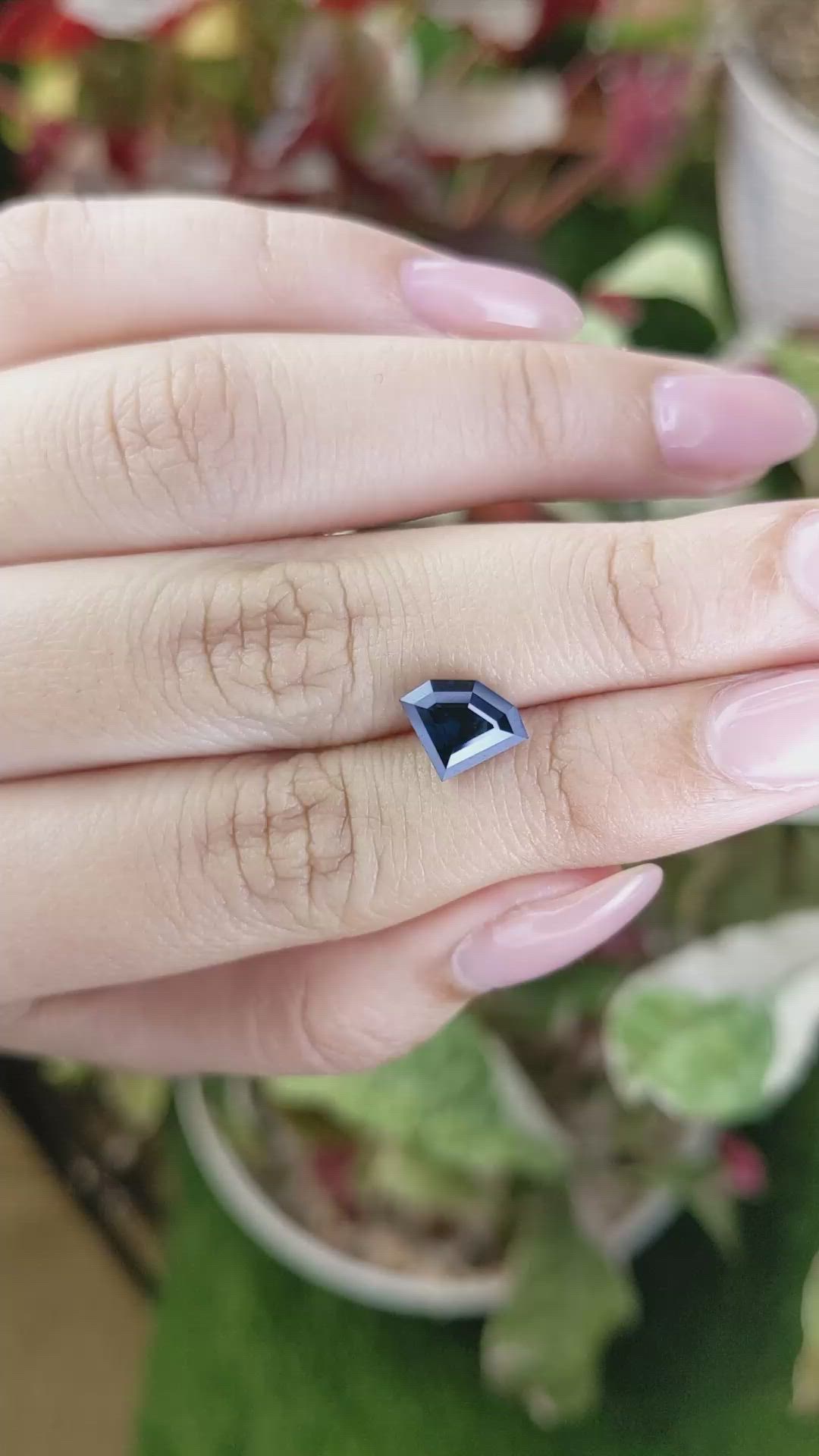 2.14 Ct. Greenish Blue Spinel from Ceylon (Sri Lanka) Size Video