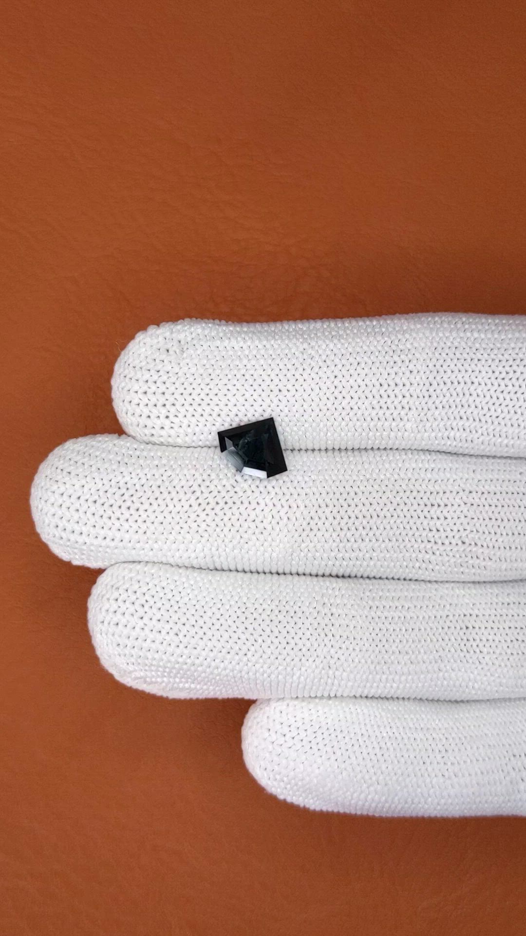 2.14 Ct. Greenish Blue Spinel from Ceylon (Sri Lanka) Size Video