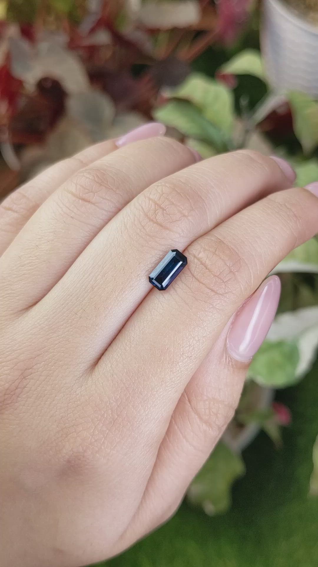 1.46 Ct. Blue Spinel from Ceylon (Sri Lanka) Size Video