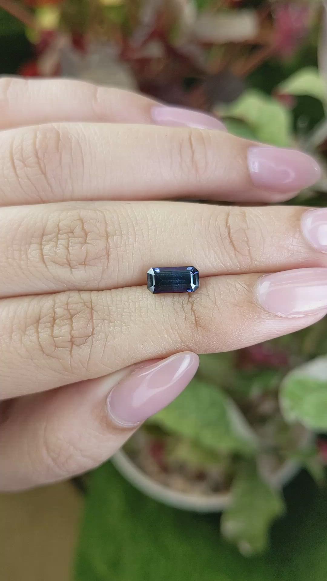 1.46 Ct. Blue Spinel from Ceylon (Sri Lanka) Size Video