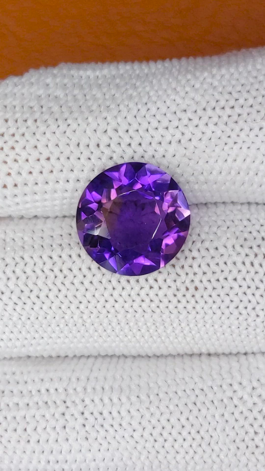 5.89 Ct. Purple Amethyst from Brazil Size Video