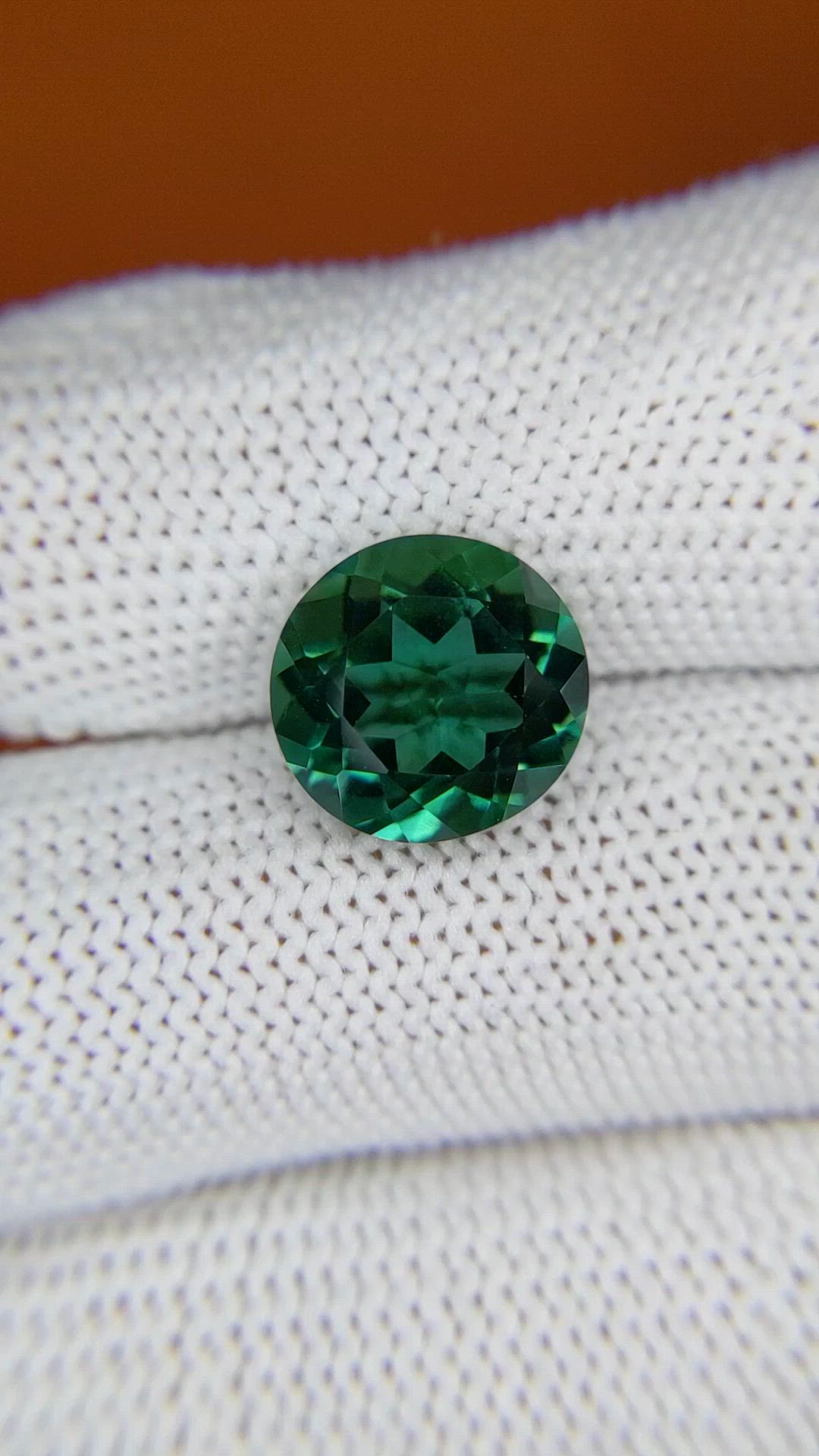 4.60 Ct. Bluish Green Prasiolite from Brazil Size Video