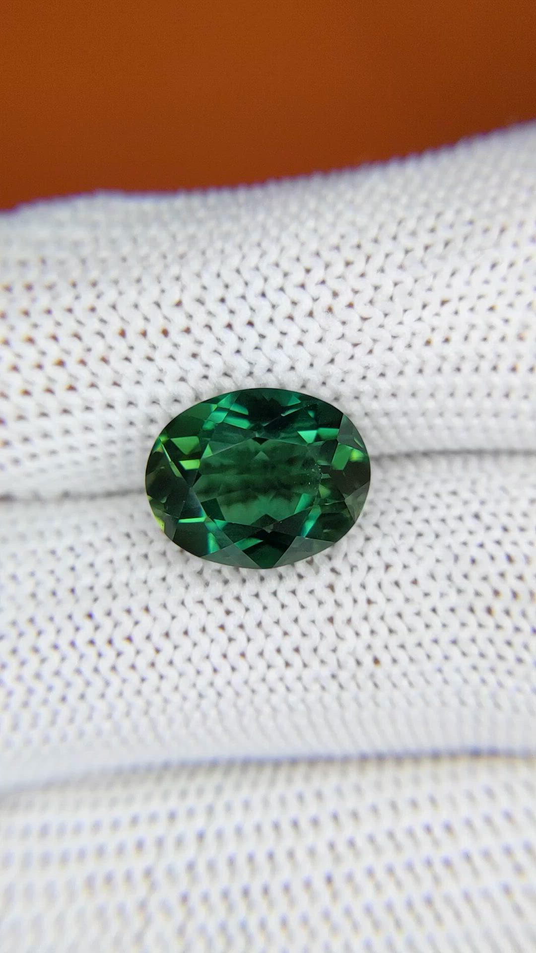 4.75 Ct. Bluish Green Prasiolite from Brazil Size Video