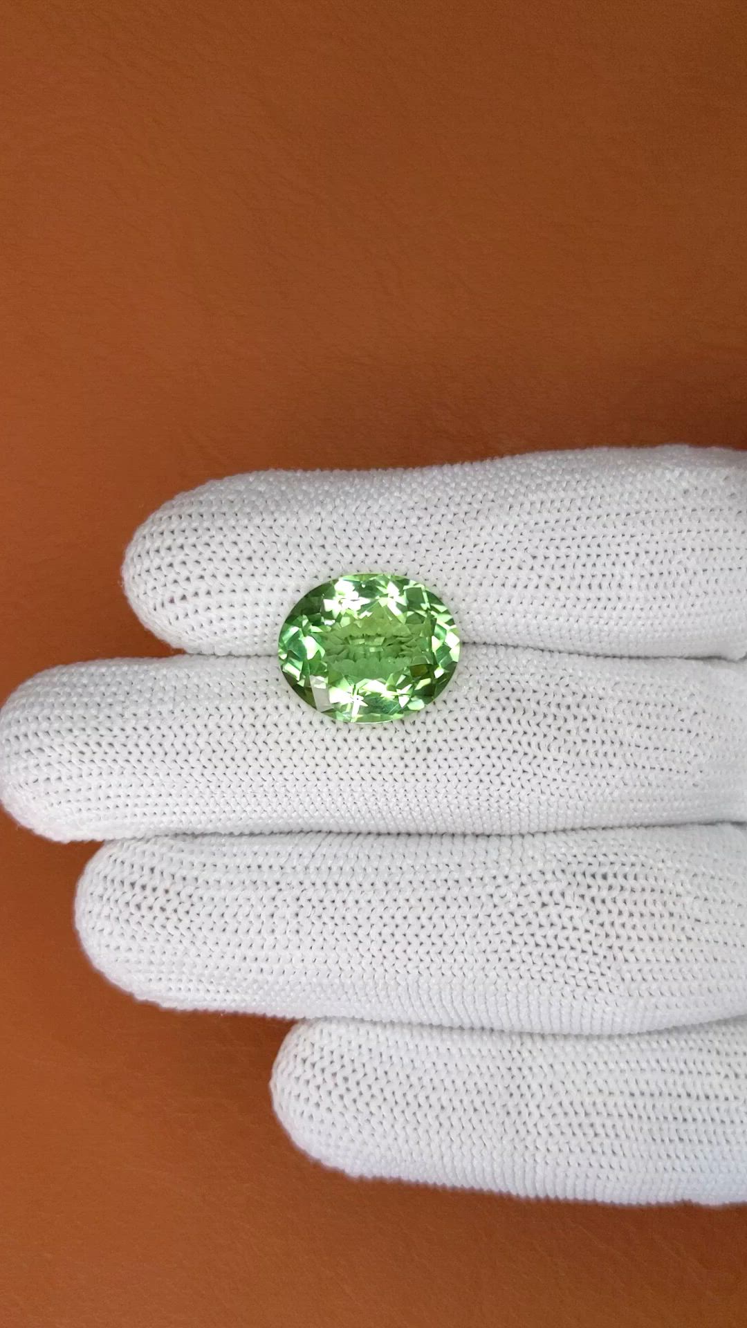 9.27 Ct. Green Prasiolite from Brazil Size Video
