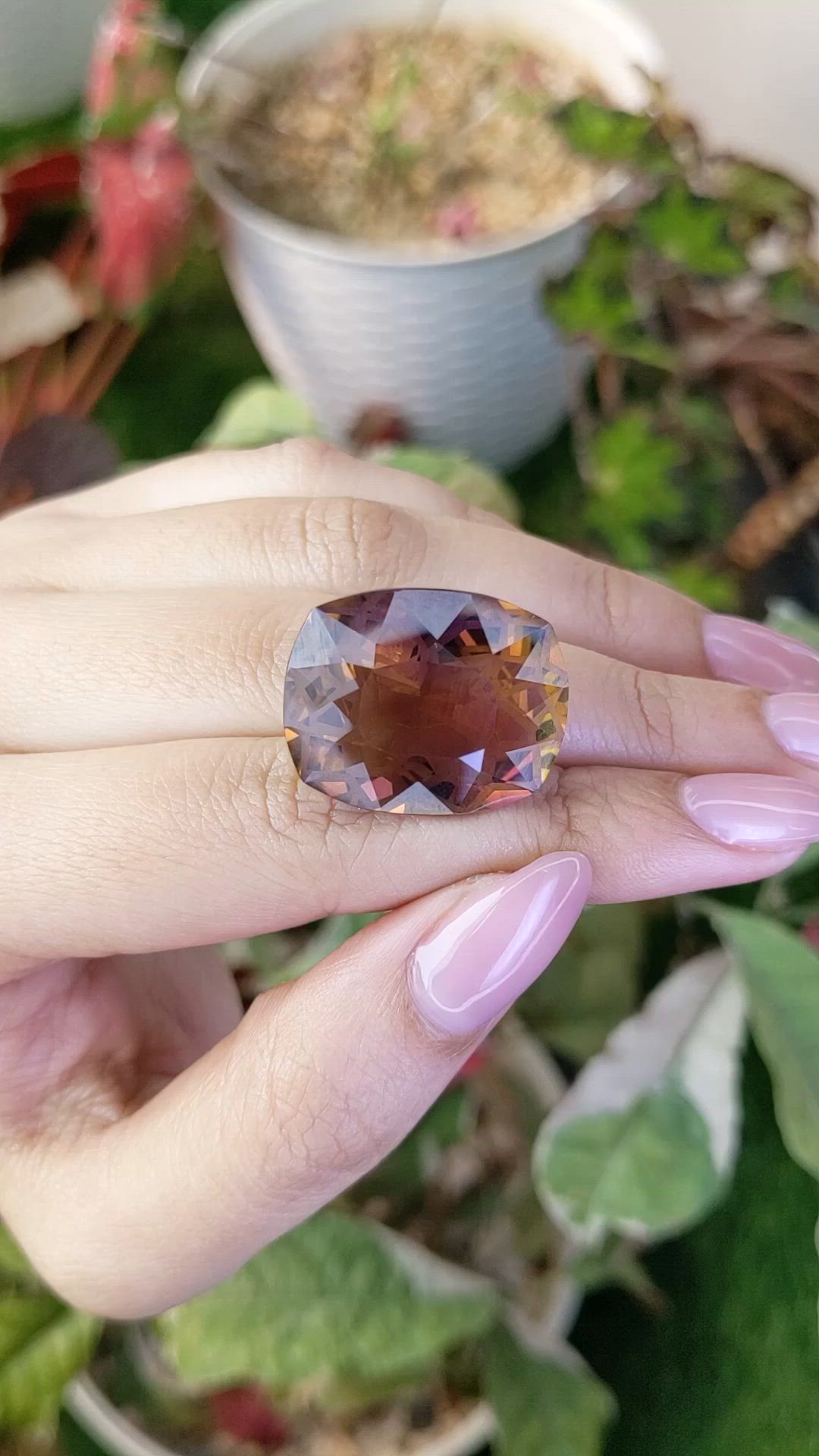 33.46 Ct. Bi Color Ametrine from Brazil Size Video