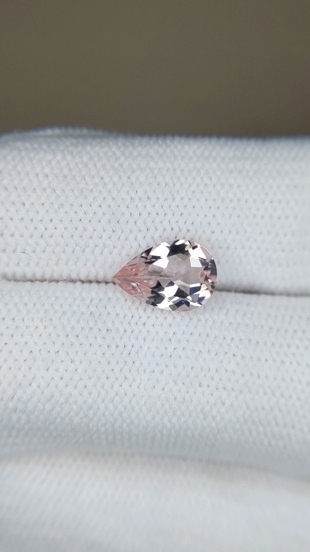0.90 Ct. Pink Morganite from Madagascar Size Video