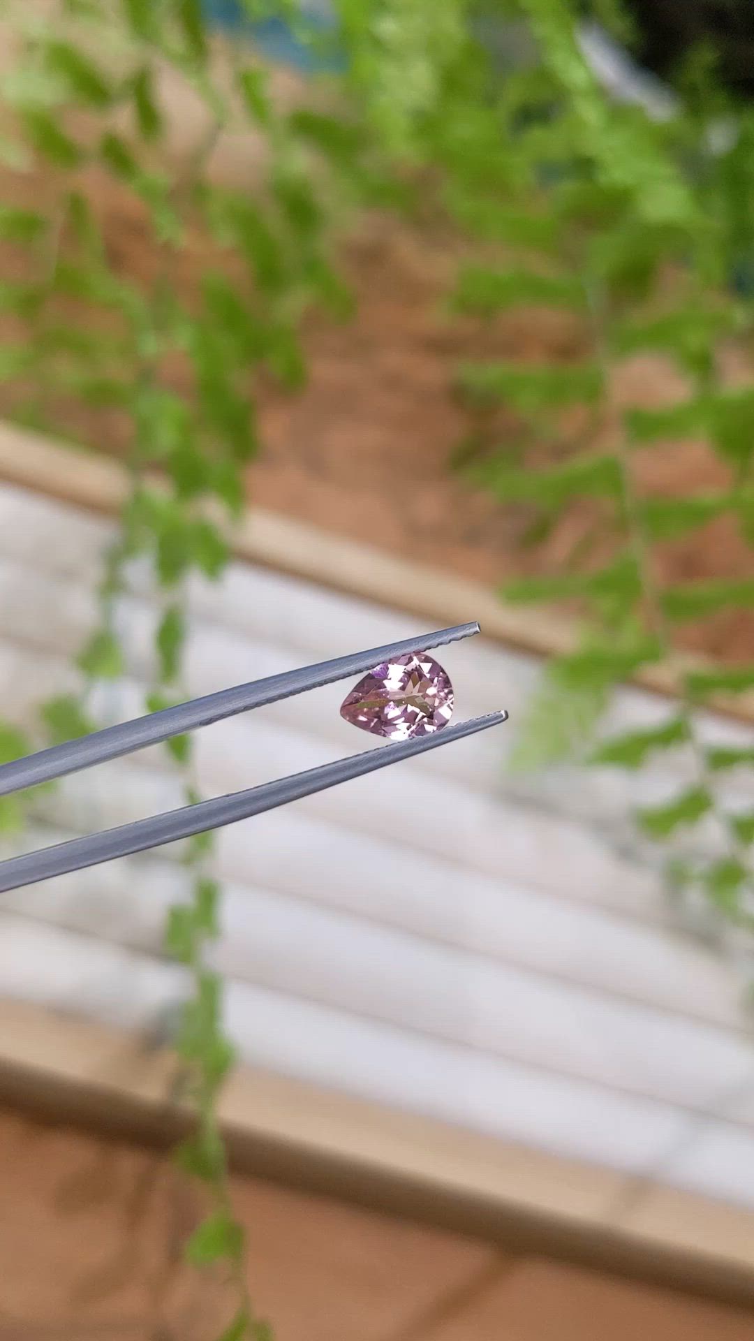 0.90 Ct. Pink Morganite from Madagascar Size Video