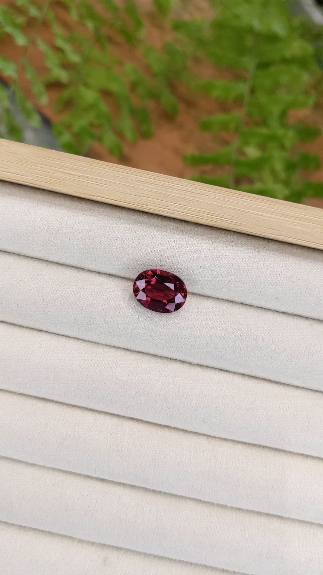 5.03 Ct. Pinkish Purple Tourmaline from Brazil Size Video