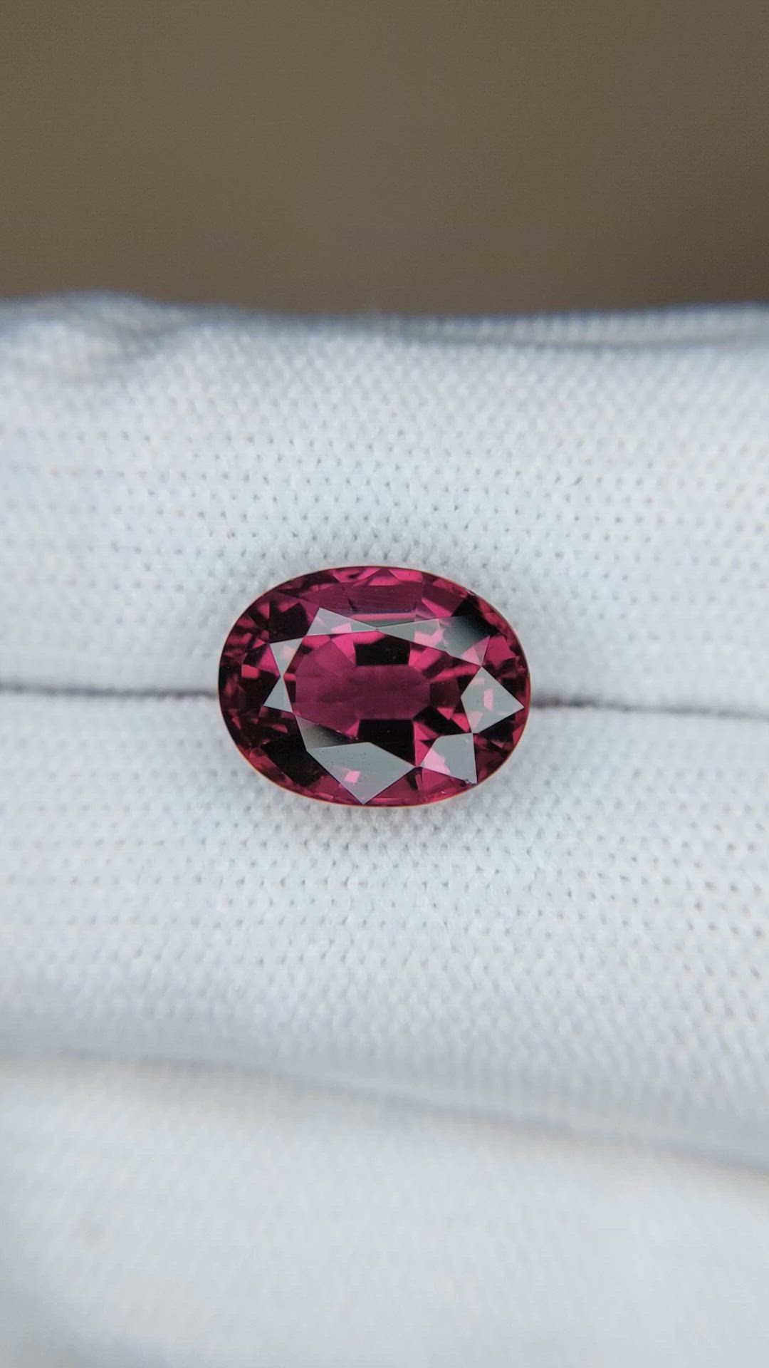 5.03 Ct. Pinkish Purple Tourmaline from Brazil Size Video