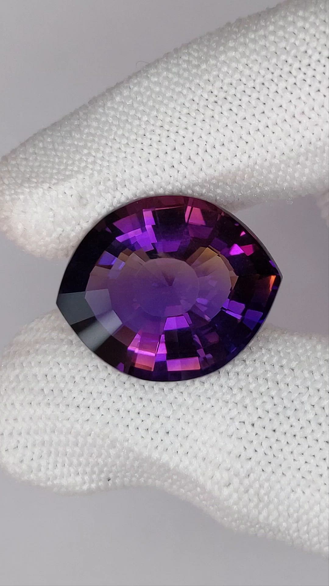 16.31 Ct. Bi Color Ametrine from Brazil Size Video