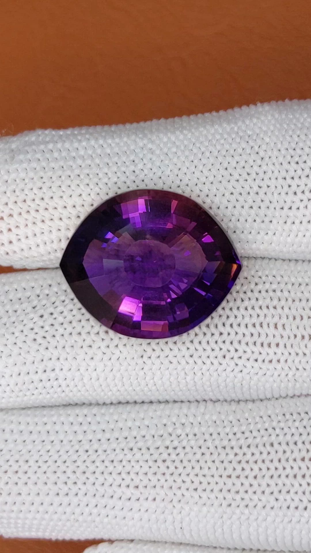 16.31 Ct. Bi Color Ametrine from Brazil Size Video