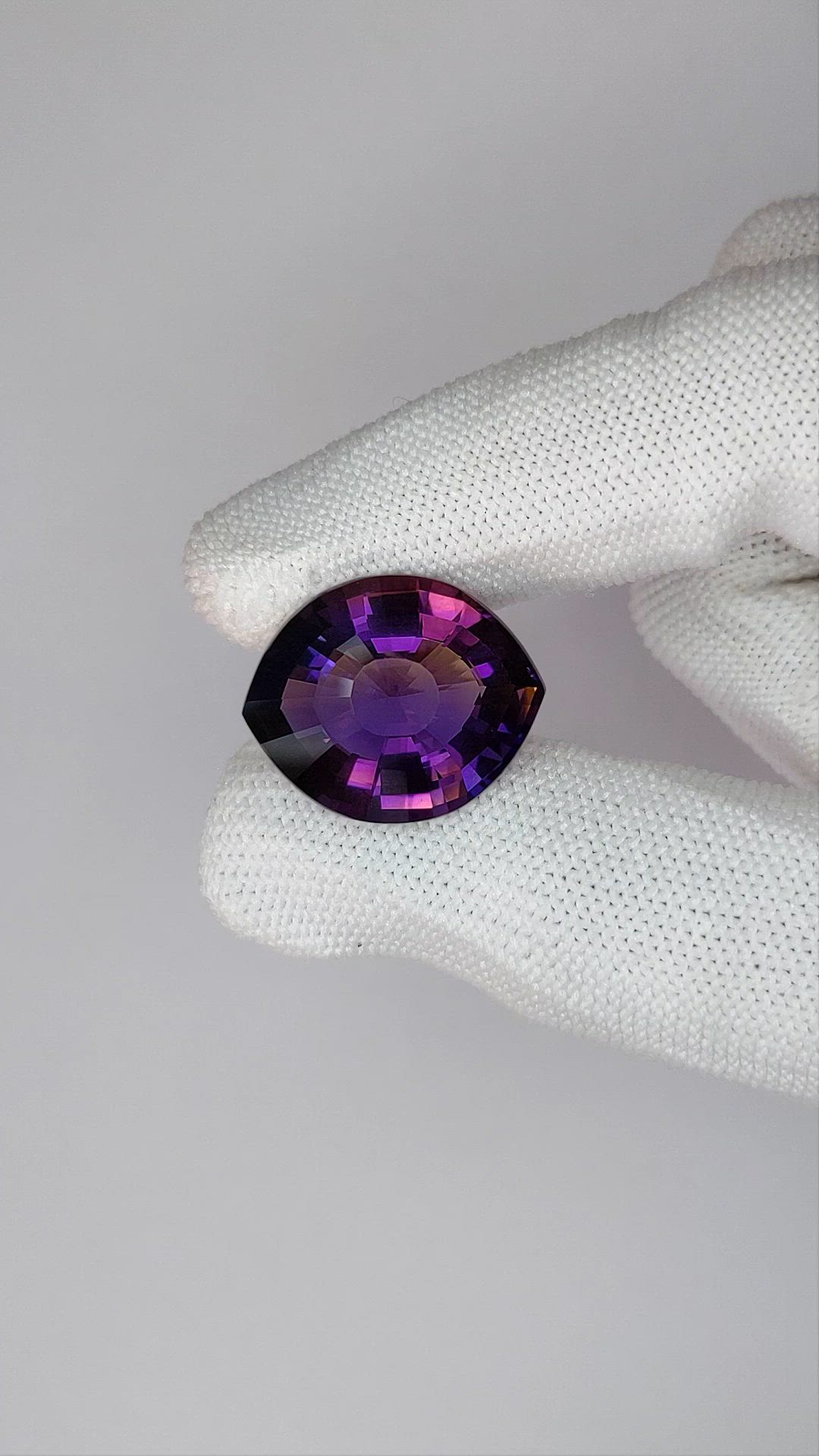 16.31 Ct. Bi Color Ametrine from Brazil Size Video
