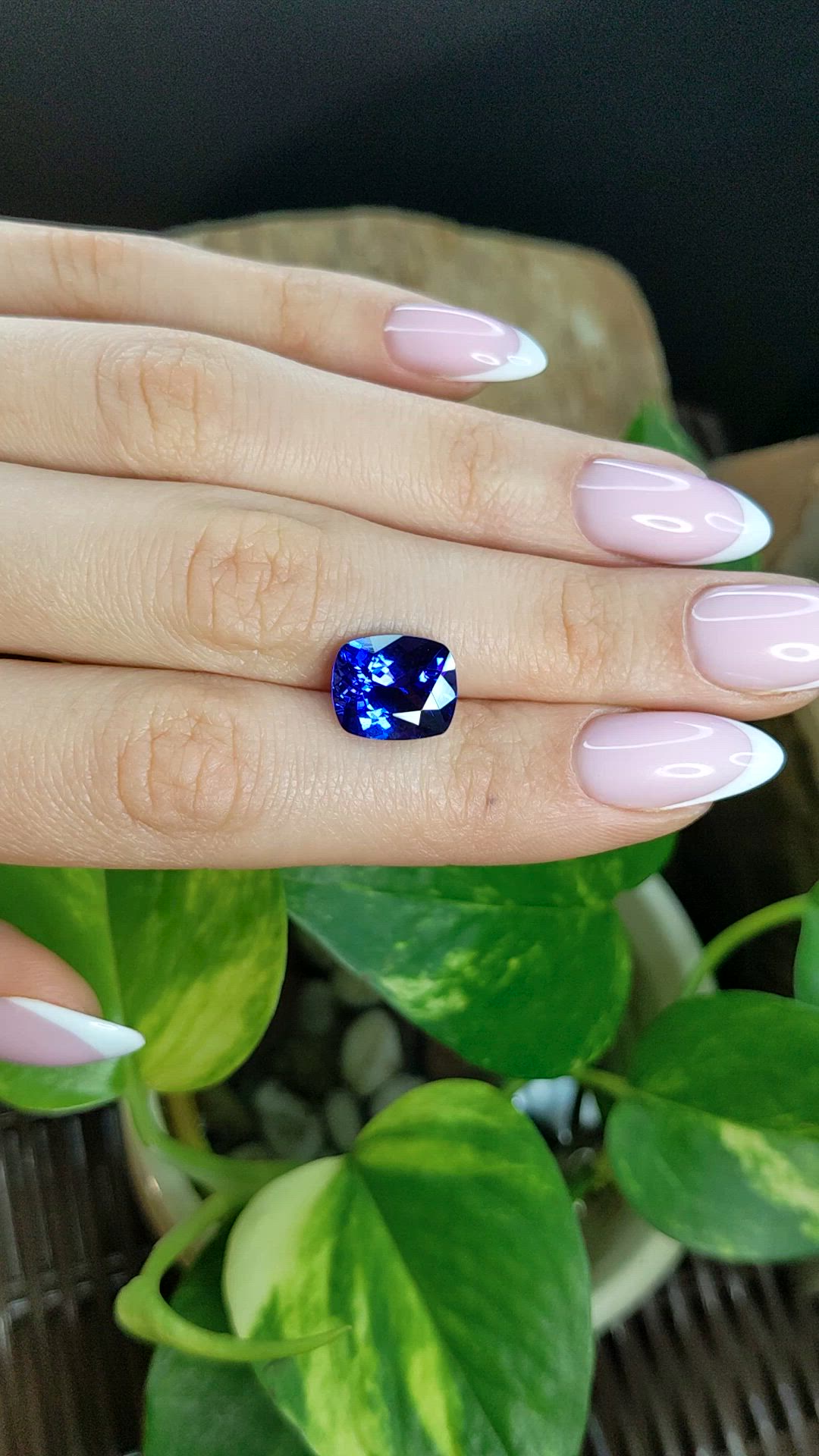 5.65 Ct. Blue Tanzanite from Tanzania Size Video