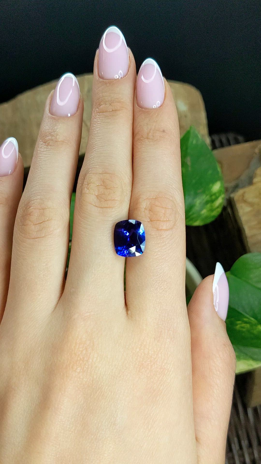 5.65 Ct. Blue Tanzanite from Tanzania Size Video