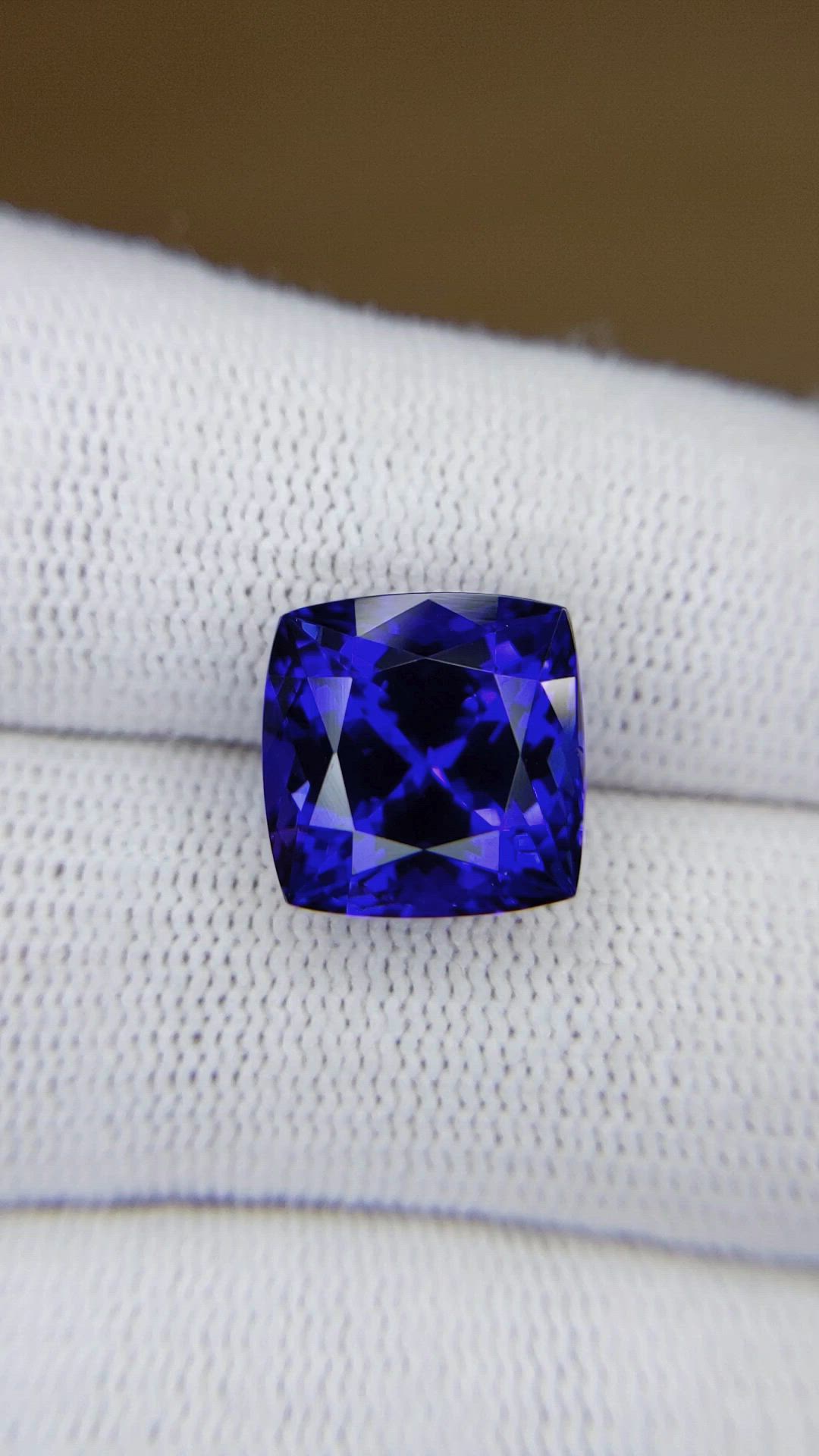 8.67 Ct. Blue Tanzanite from Tanzania Size Video
