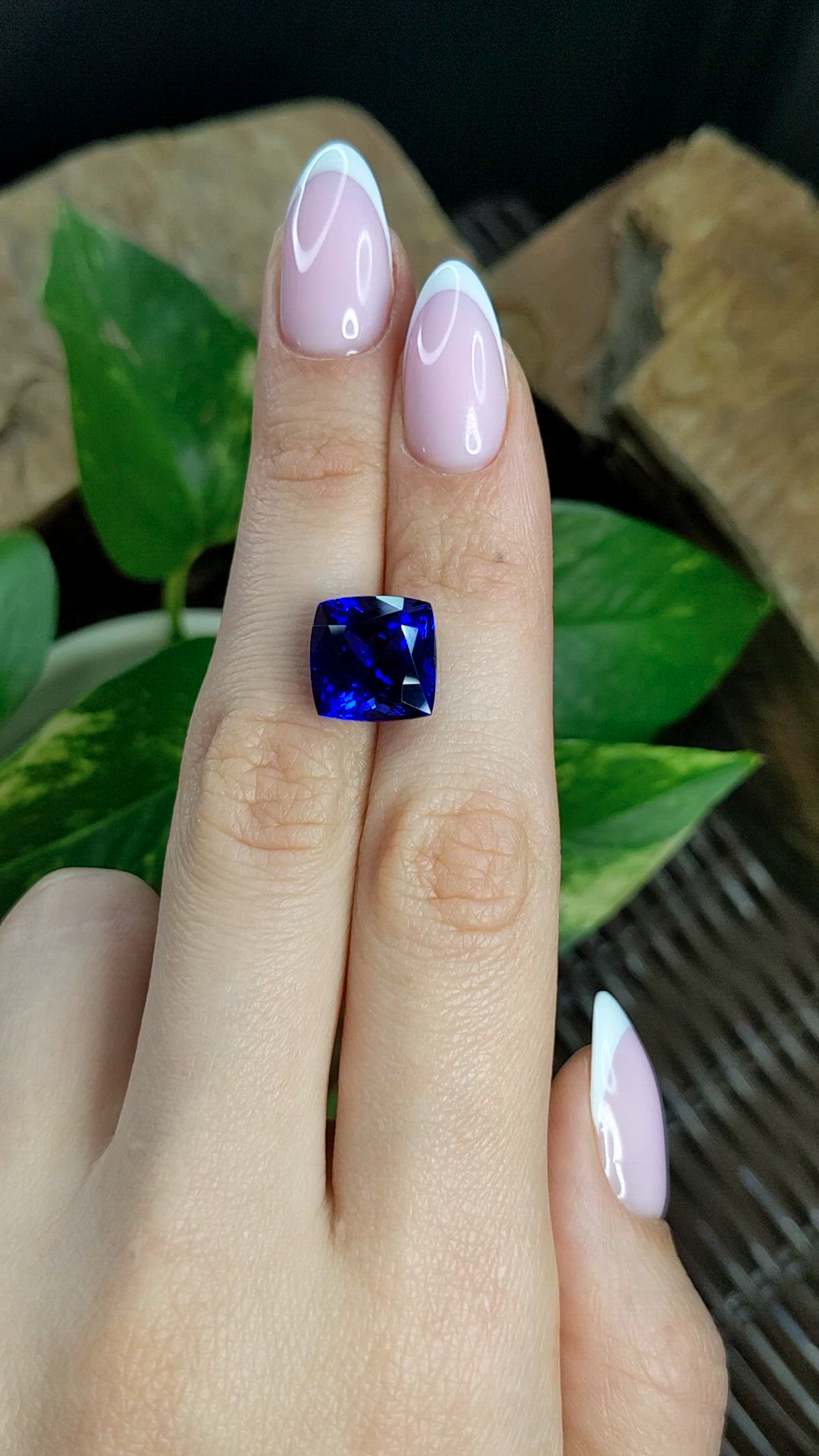 8.67 Ct. Blue Tanzanite from Tanzania Size Video