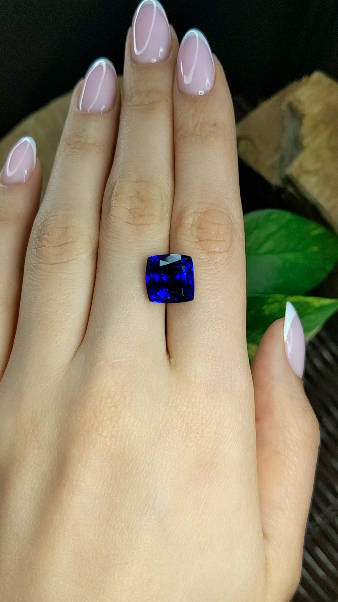 8.67 Ct. Blue Tanzanite from Tanzania Size Video