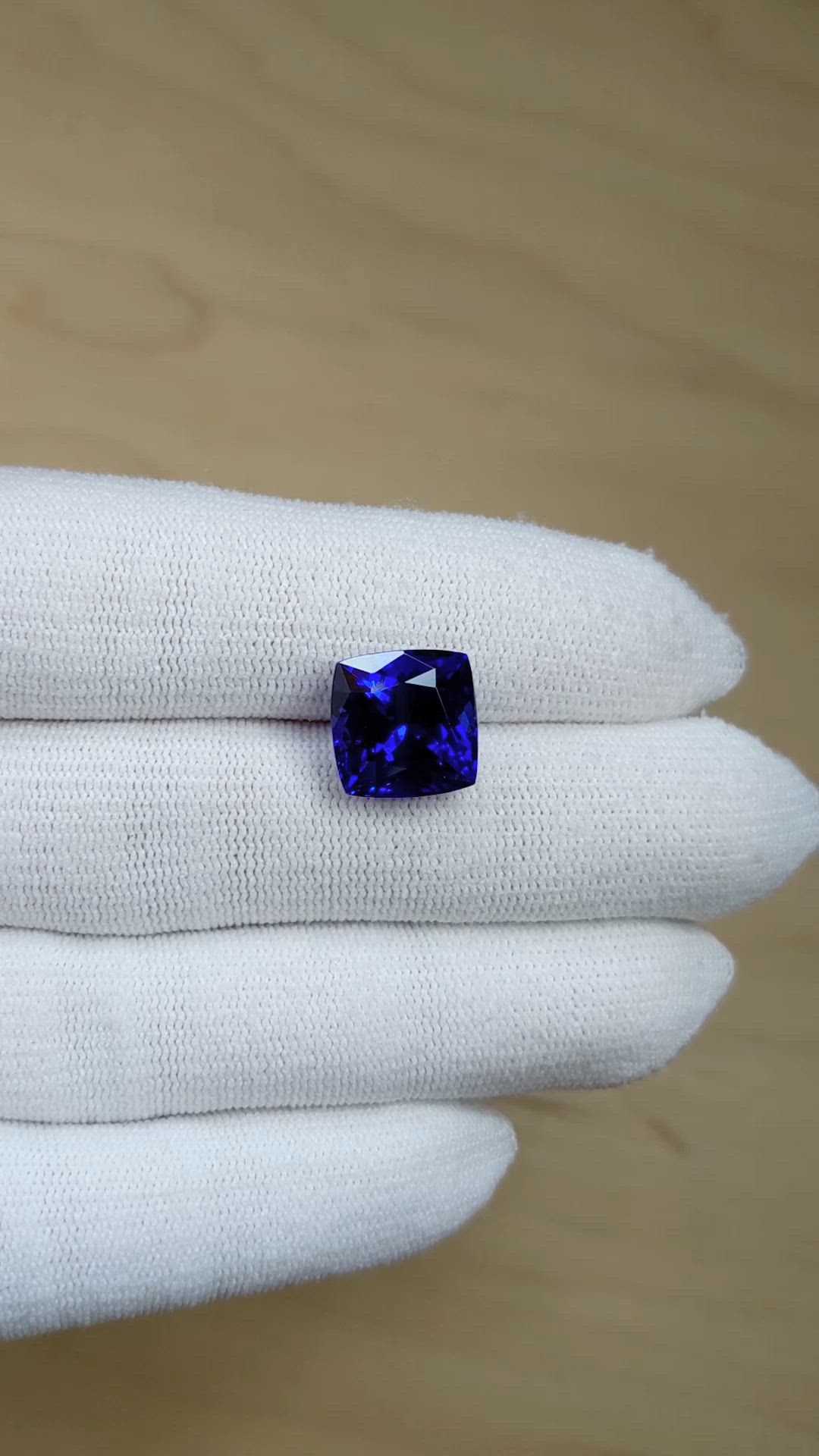 8.67 Ct. Blue Tanzanite from Tanzania Size Video