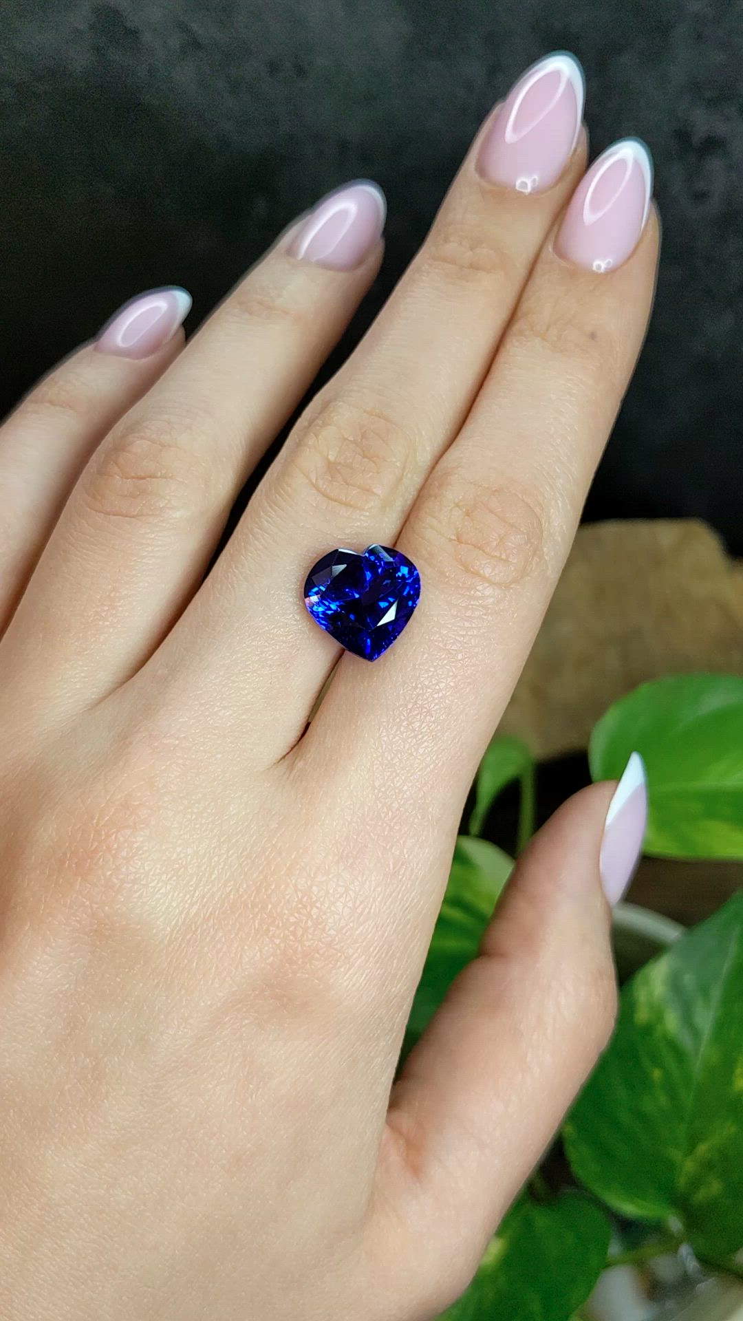 9.12 Ct. Blue Tanzanite from Tanzania Size Video
