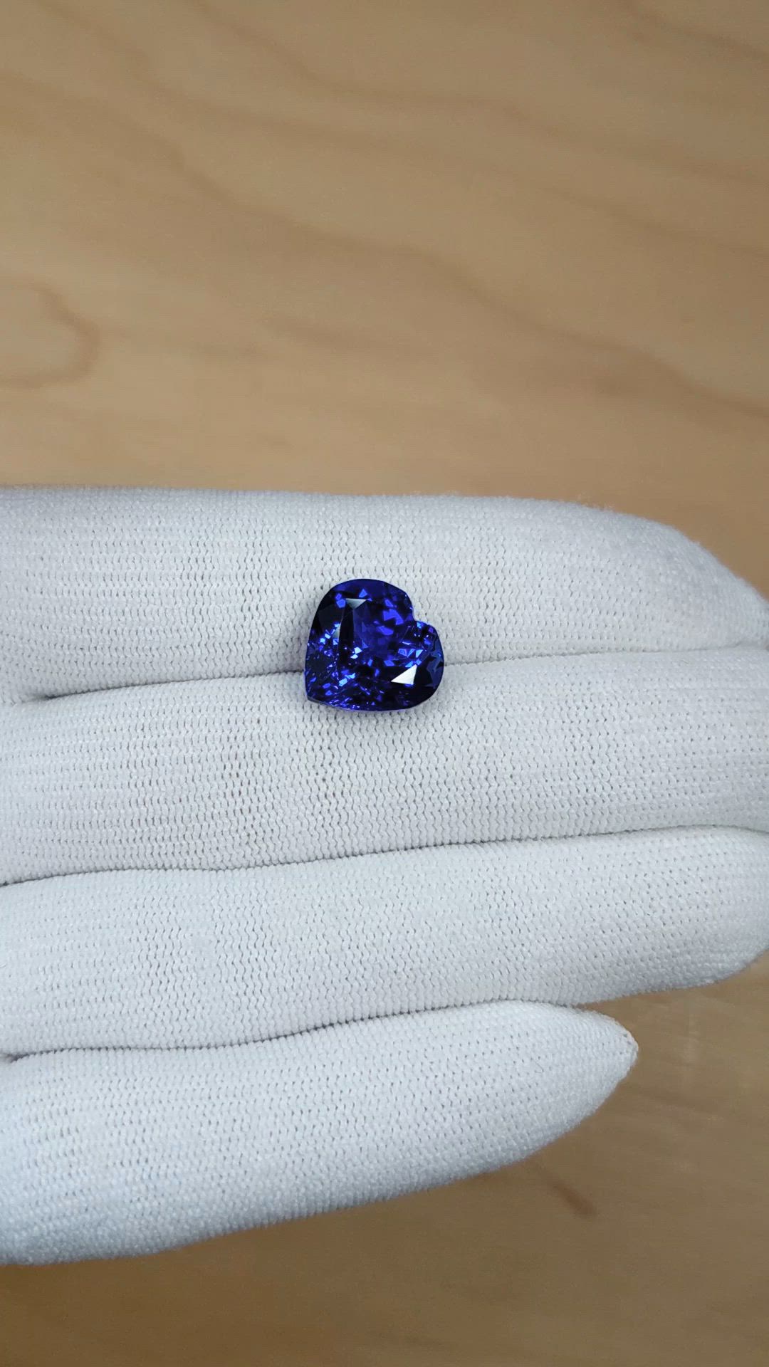 9.12 Ct. Blue Tanzanite from Tanzania Size Video