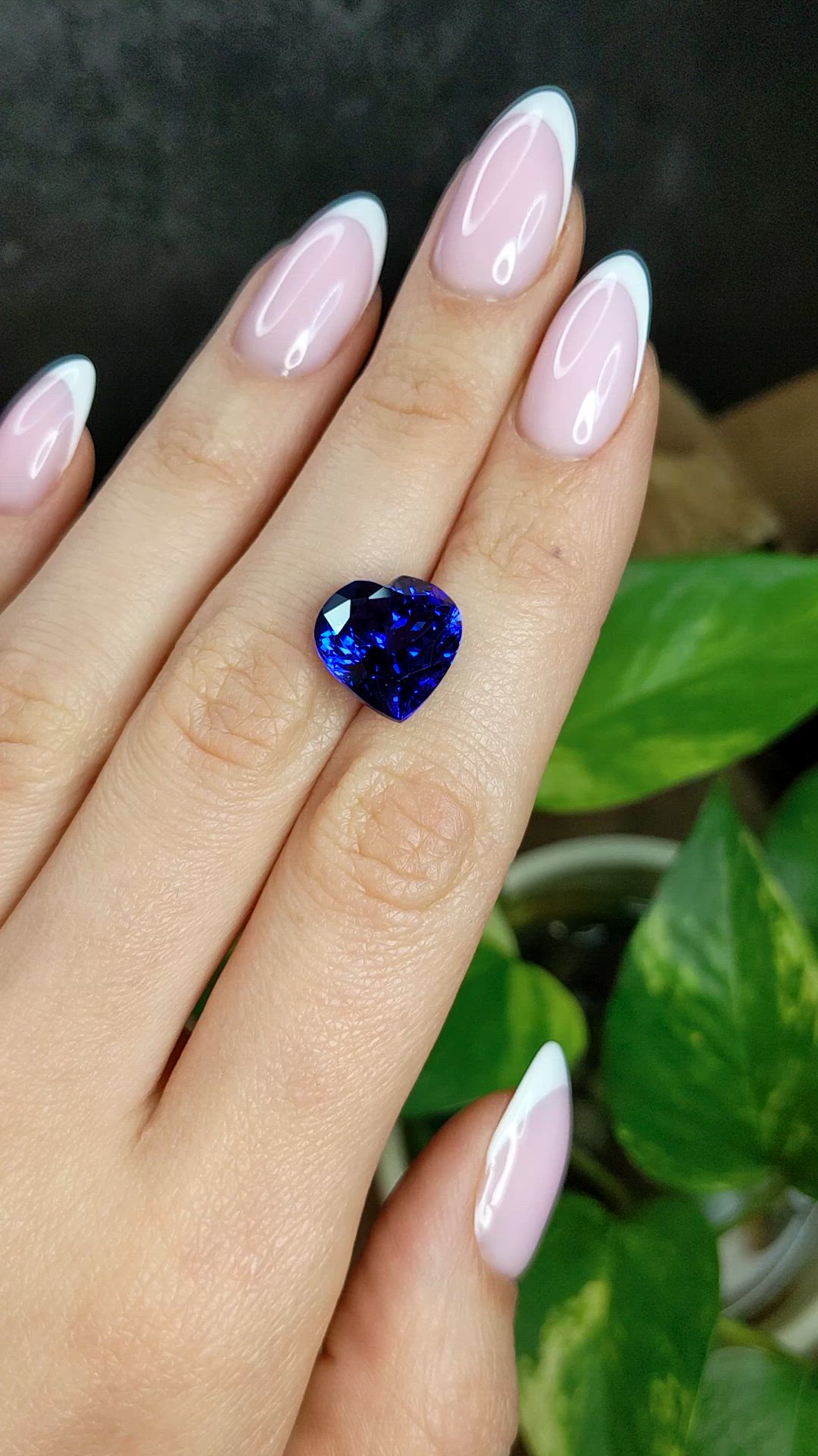 9.12 Ct. Blue Tanzanite from Tanzania Size Video