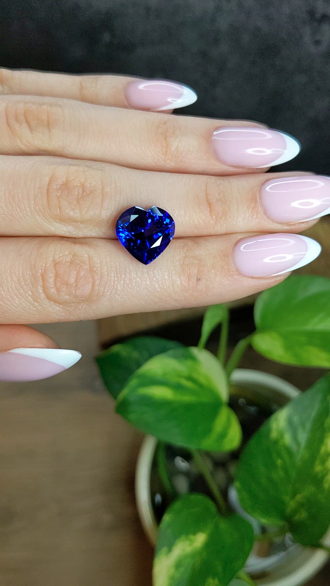 9.12 Ct. Blue Tanzanite from Tanzania Size Video