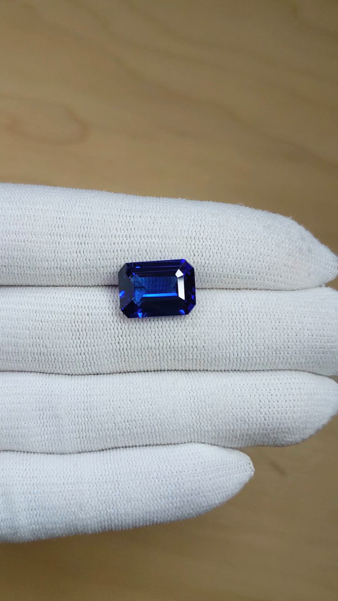 8.82 Ct. Blue Tanzanite from Tanzania Size Video
