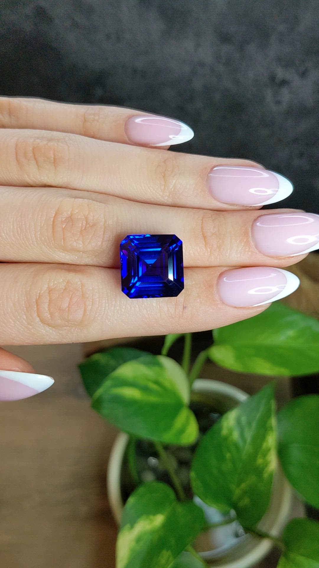 18.45 Ct. Blue Tanzanite from Tanzania Size Video