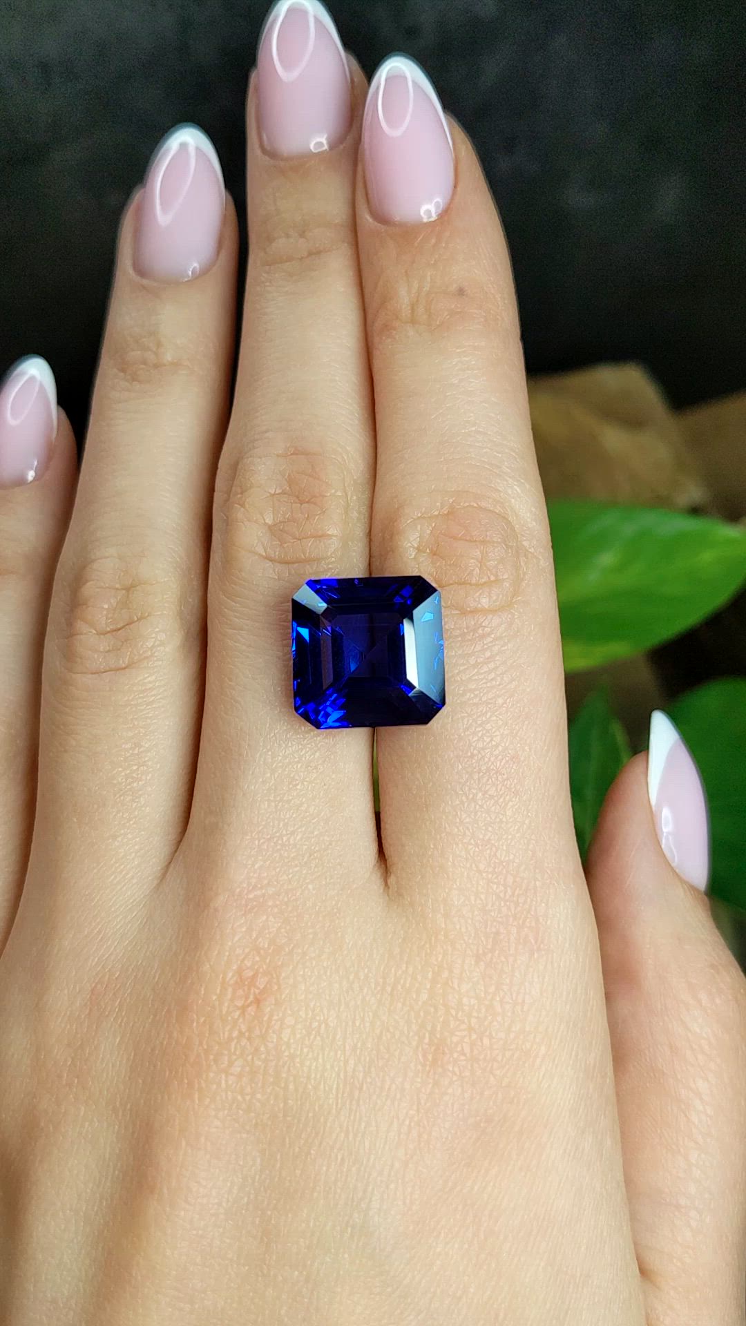 18.45 Ct. Blue Tanzanite from Tanzania Size Video