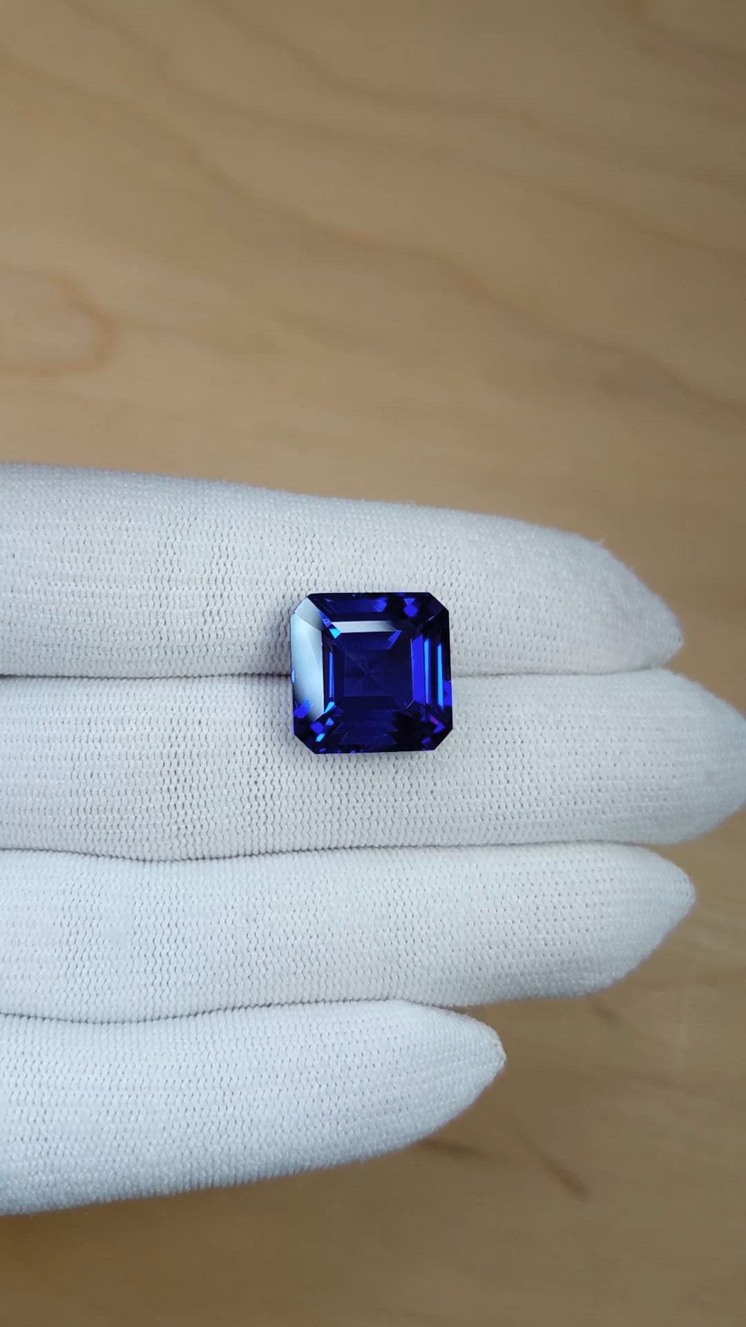 18.45 Ct. Blue Tanzanite from Tanzania Size Video