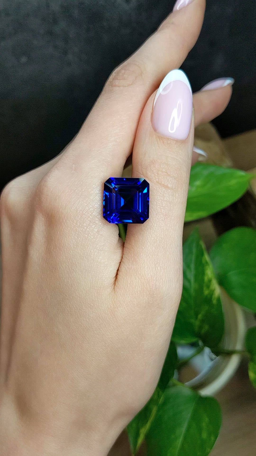 18.45 Ct. Blue Tanzanite from Tanzania Size Video