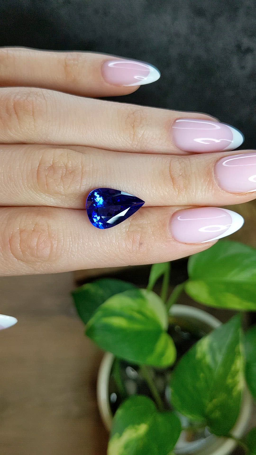 6.78 Ct. Blue Tanzanite from Tanzania Size Video