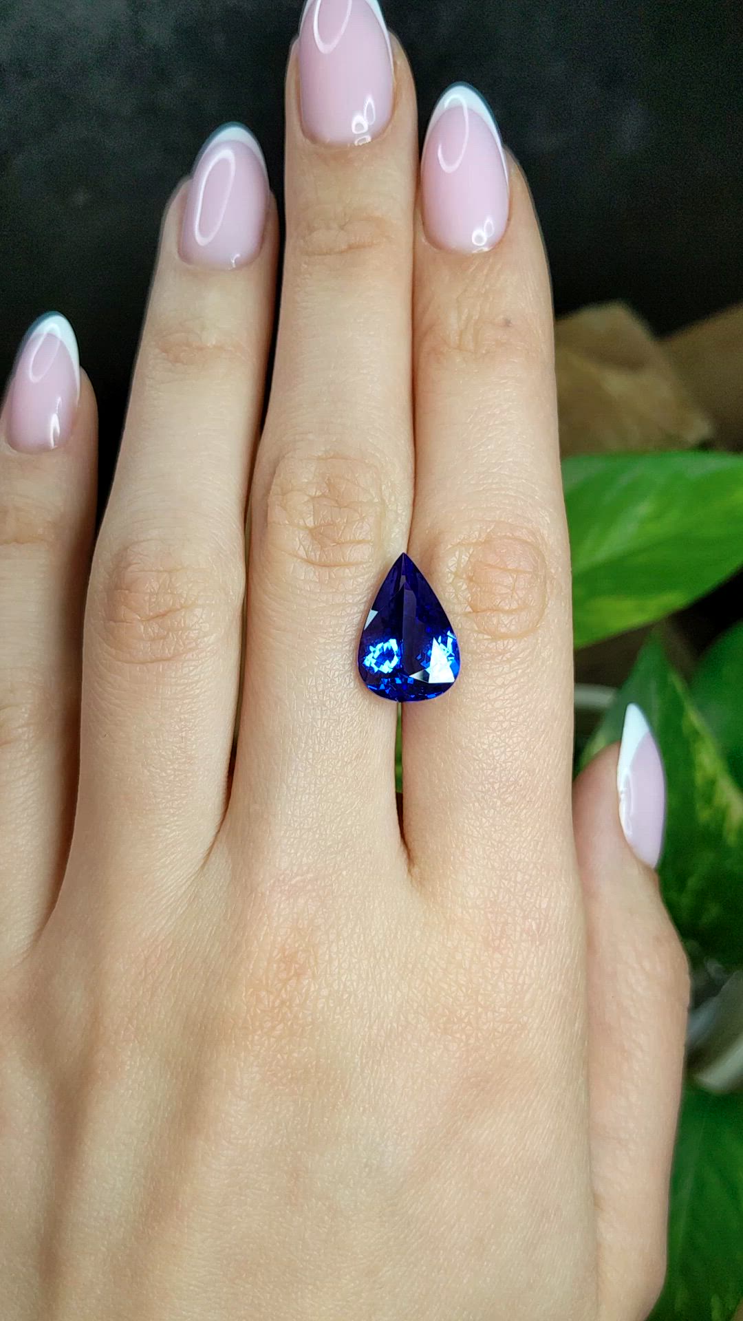6.78 Ct. Blue Tanzanite from Tanzania Size Video