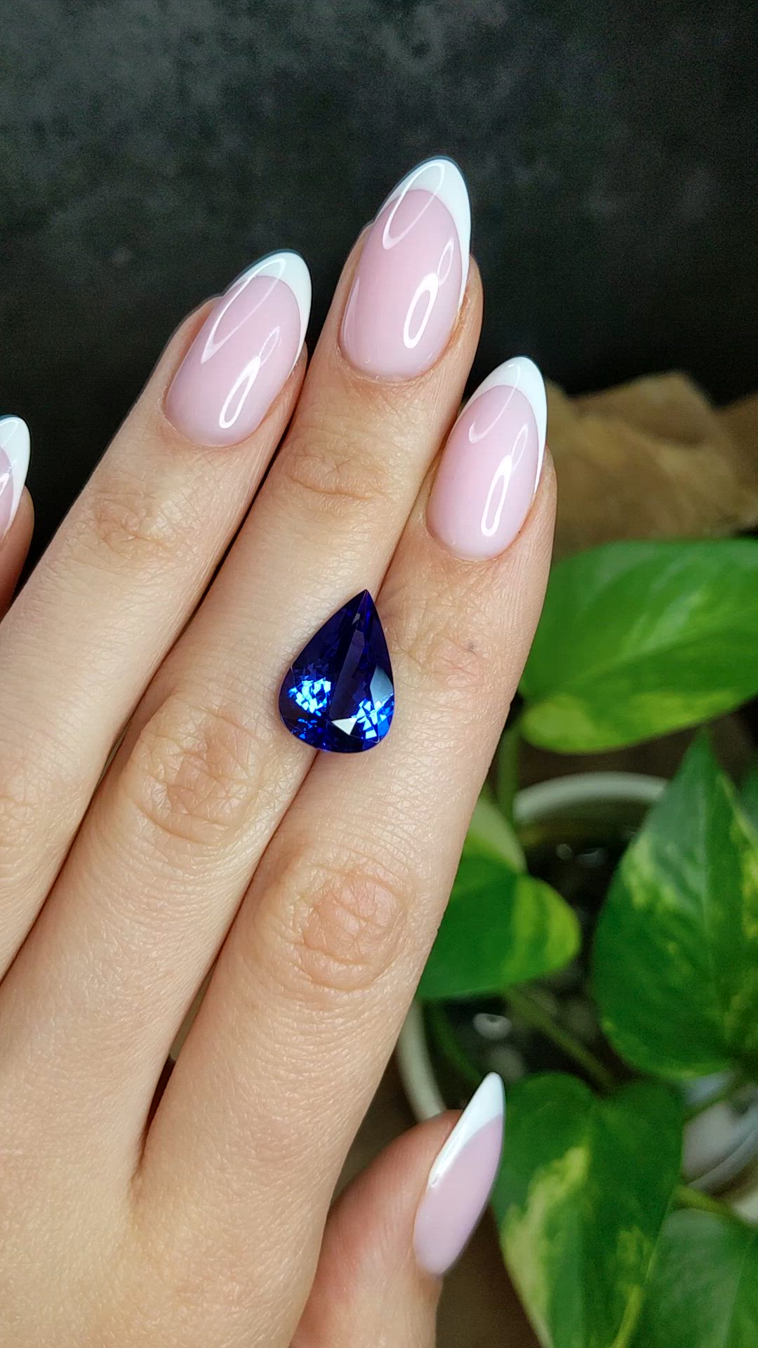 6.78 Ct. Blue Tanzanite from Tanzania Size Video
