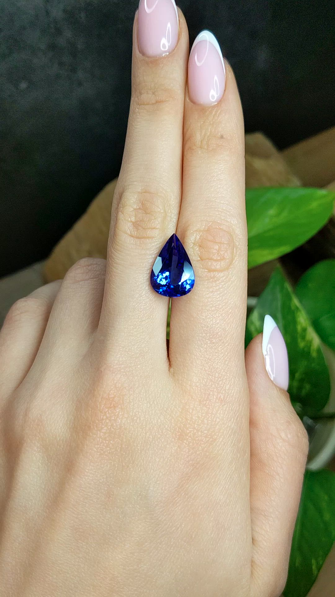6.78 Ct. Blue Tanzanite from Tanzania Size Video