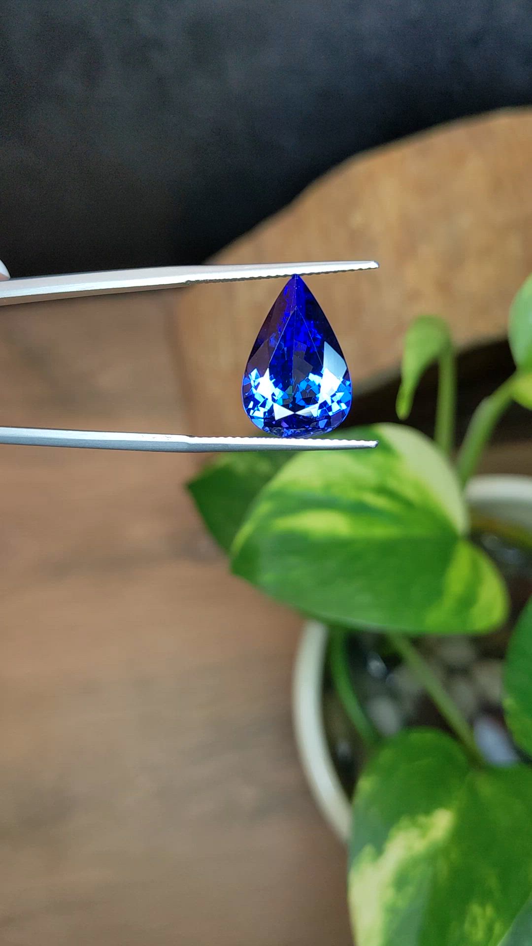 6.78 Ct. Blue Tanzanite from Tanzania Size Video