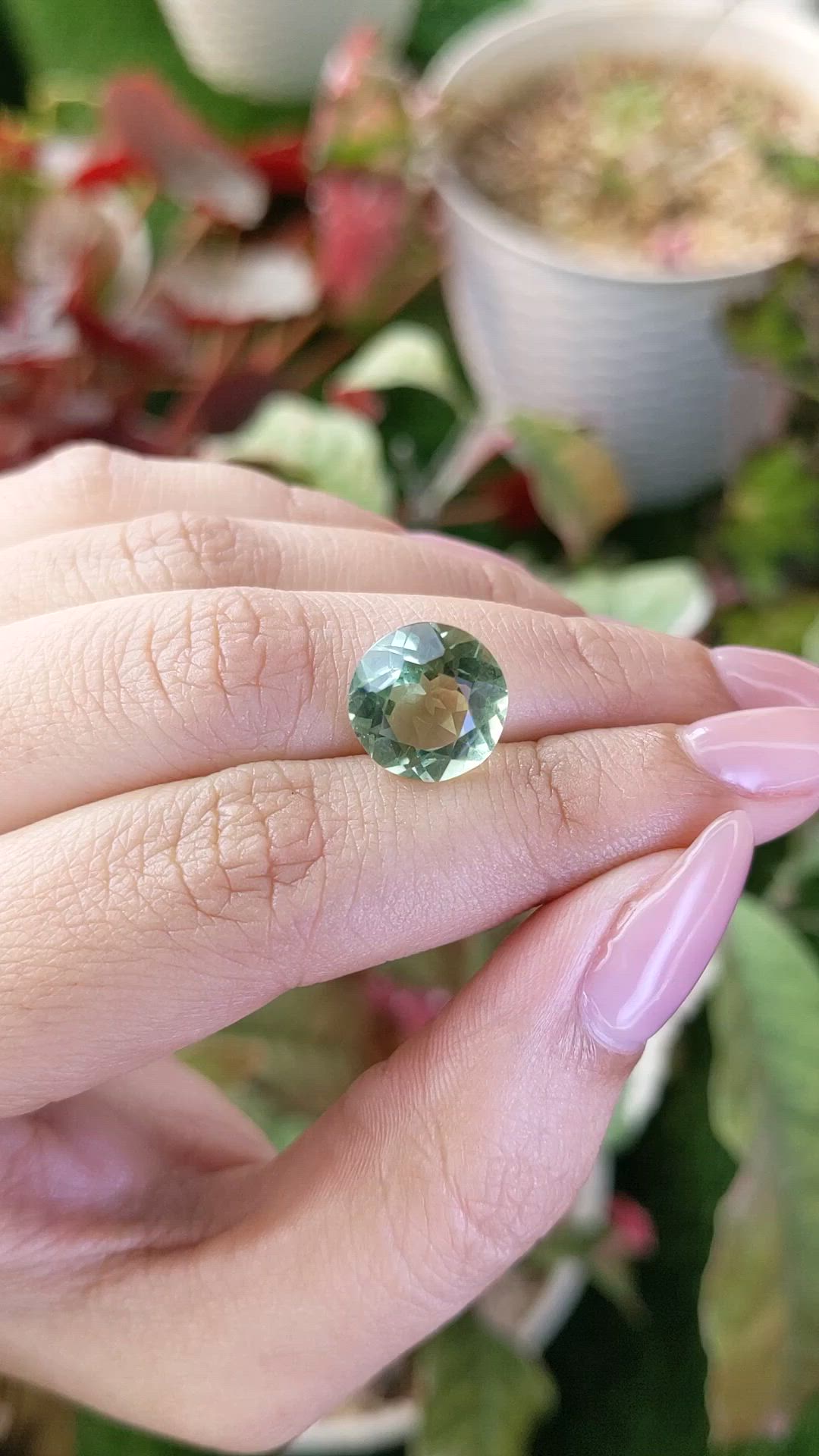 5.10 Ct. Green Prasiolite from Brazil Size Video