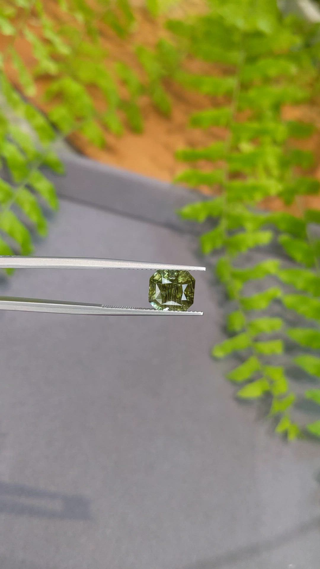 3.93 Ct. Yellowish Green Peridot from Pakistan Size Video