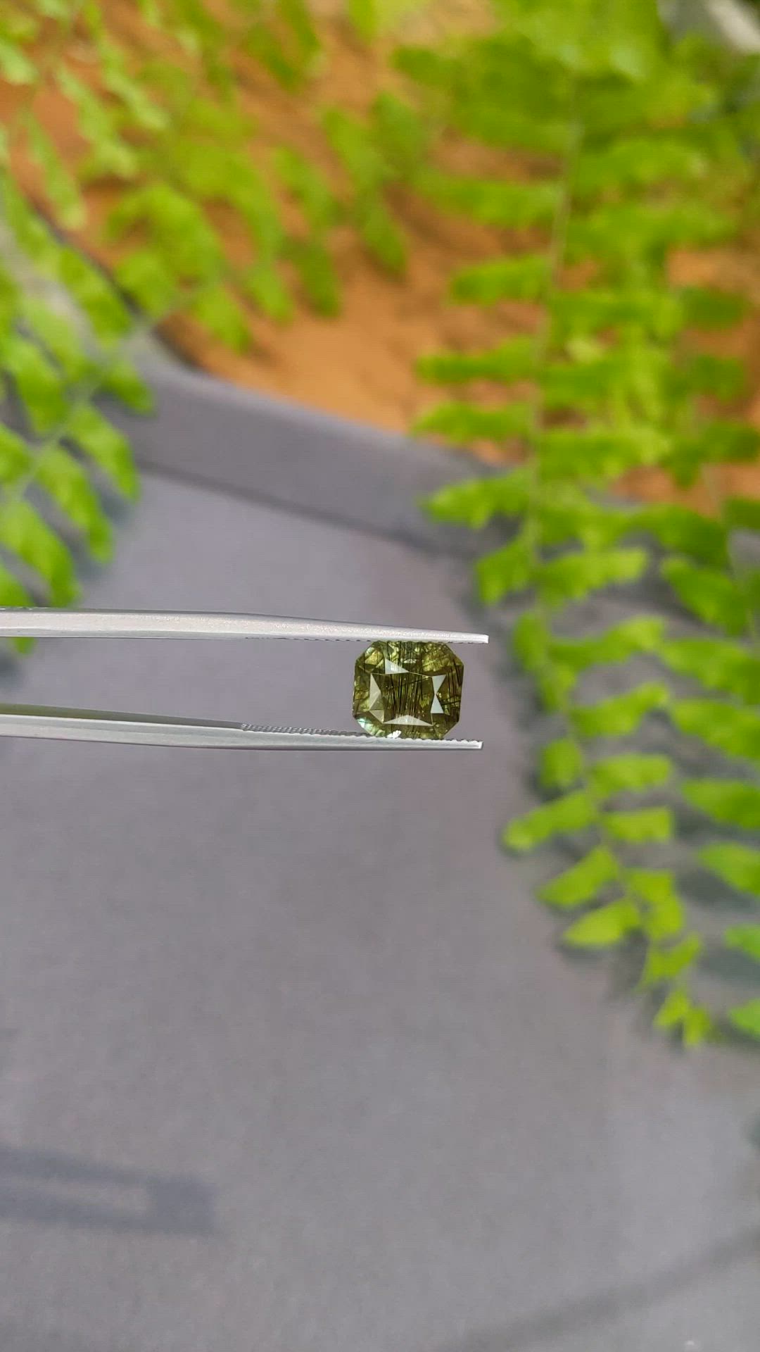 3.93 Ct. Yellowish Green Peridot from Pakistan Size Video